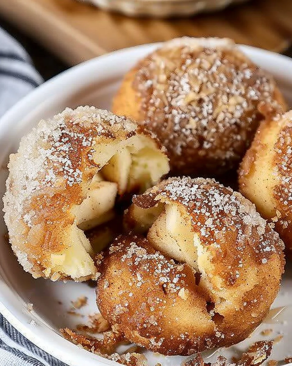 Air Fryer Churro Apple Pie Bombs