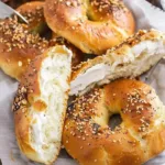 Air fryer protein bagels, a healthy and delicious snack option.