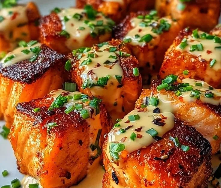 Bang Bang Salmon Bites