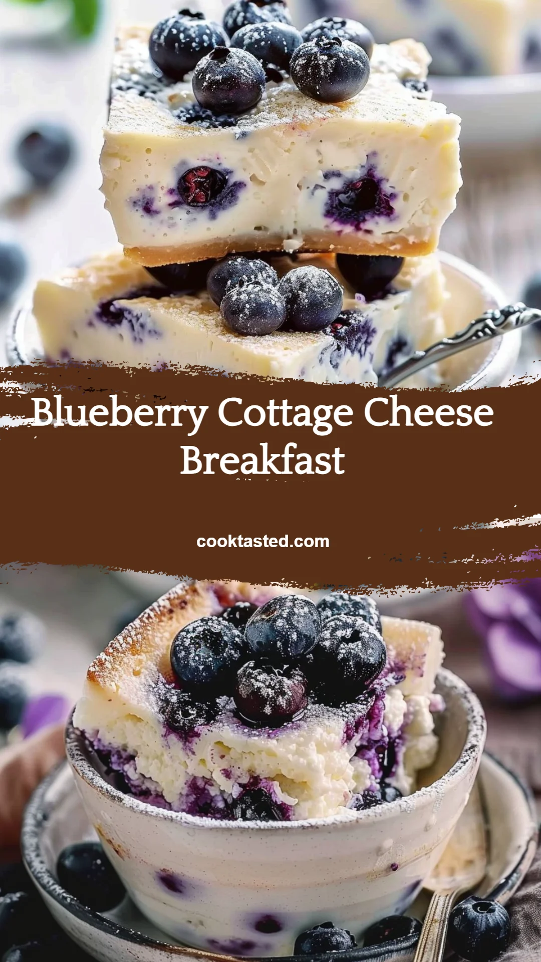 Blueberry Cottage Cheese Breakfast