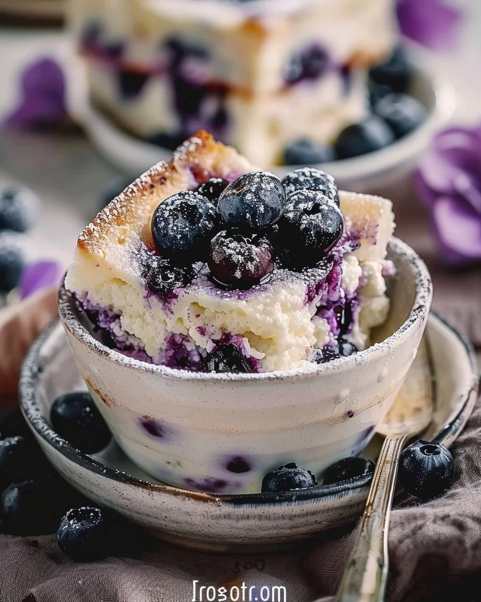 Blueberry Cottage Cheese Breakfast
