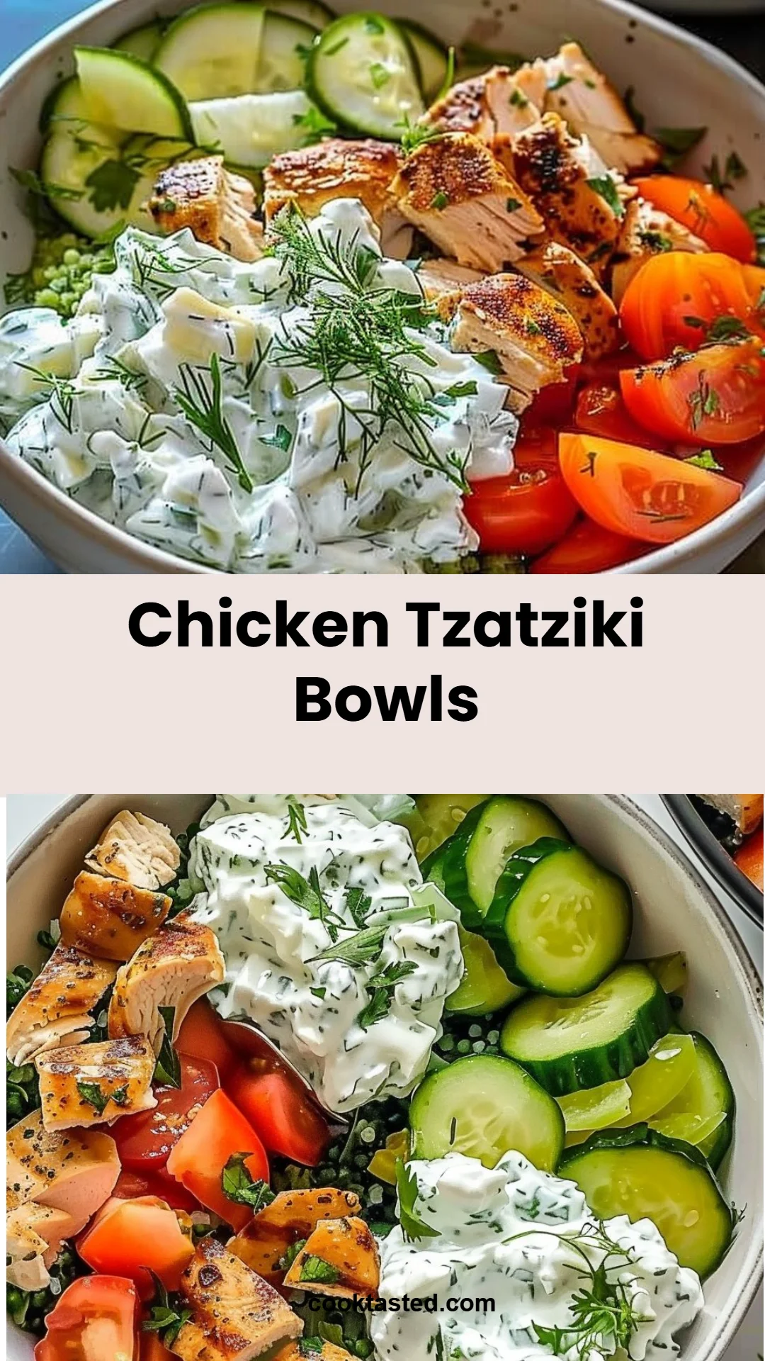 Chicken Tzatziki Bowls