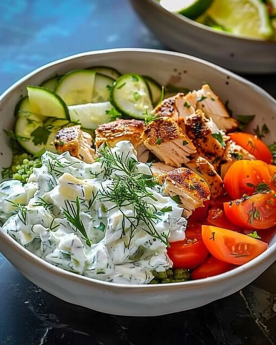 Chicken Tzatziki Bowls