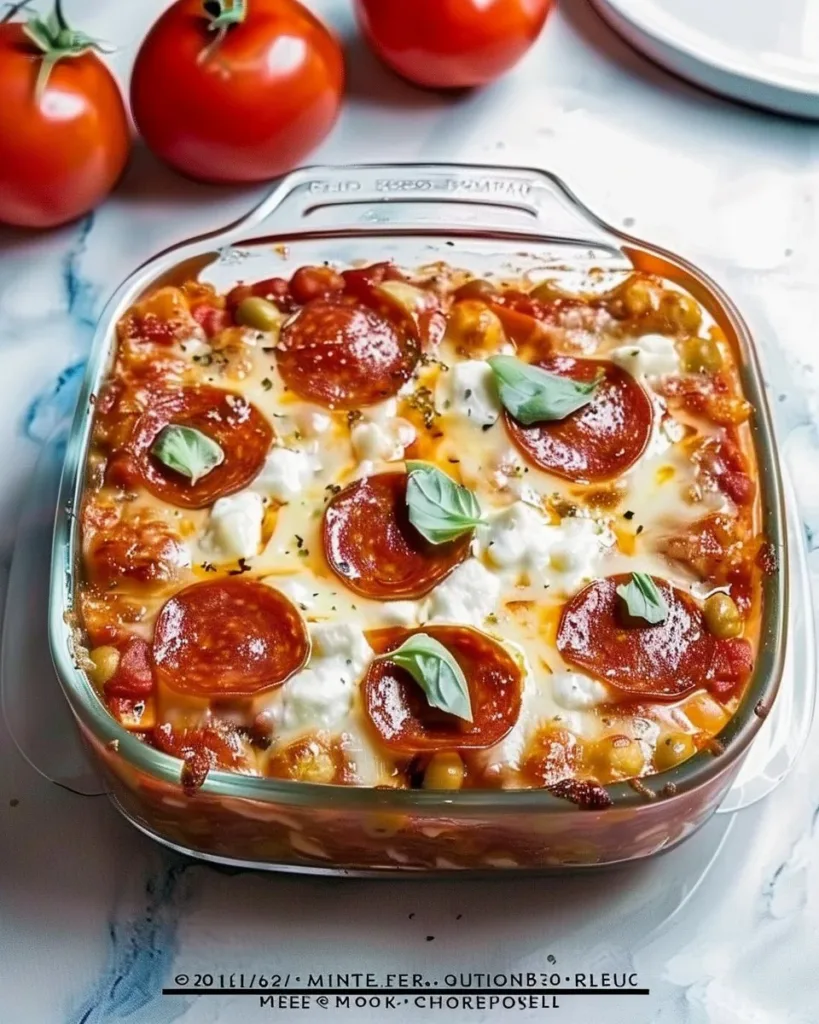 Cottage Cheese Pizza Bowl with fresh toppings and cheese