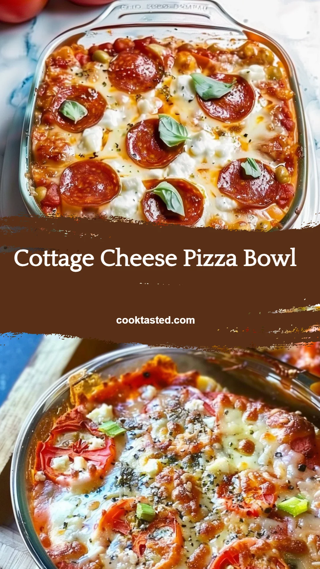 Cottage Cheese Pizza Bowl