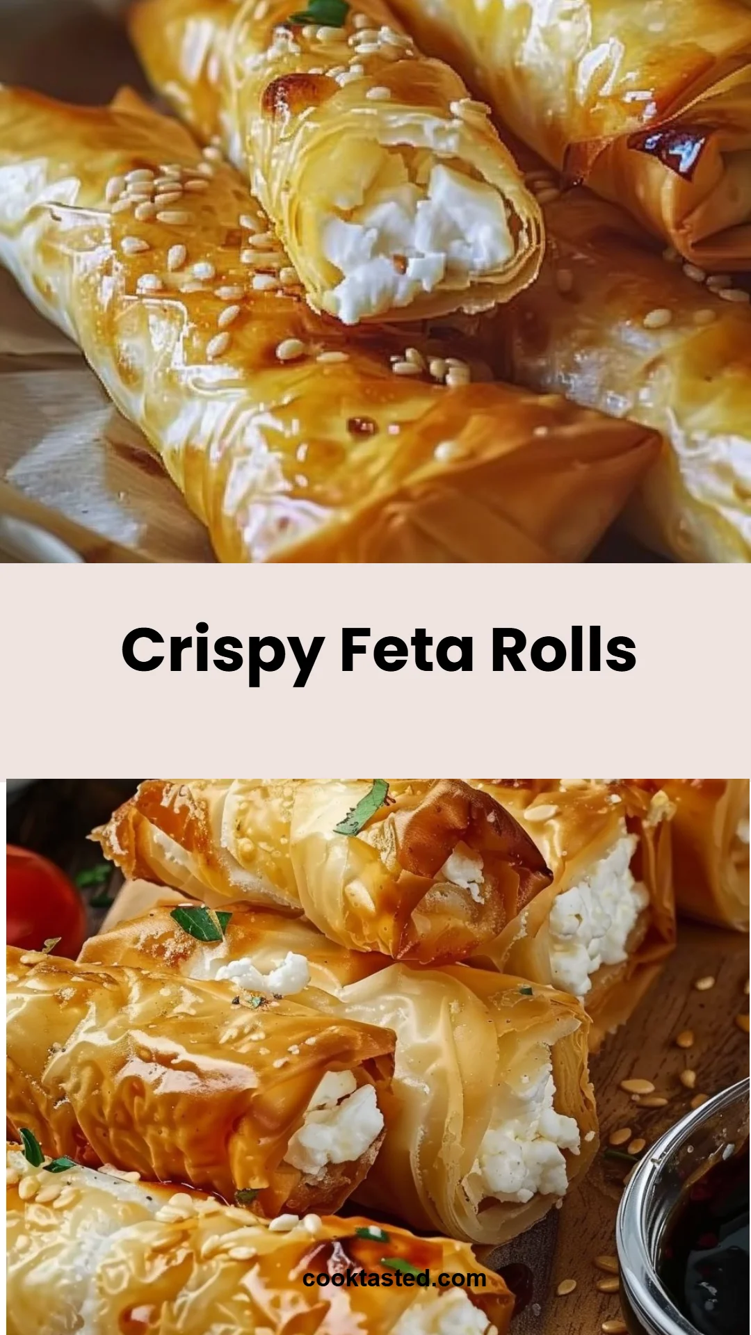 Crispy Feta Rolls