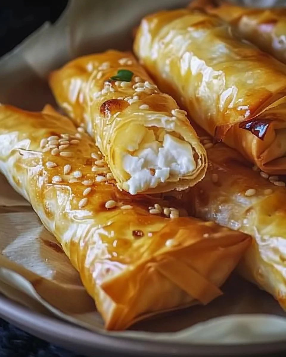 Crispy Feta Rolls