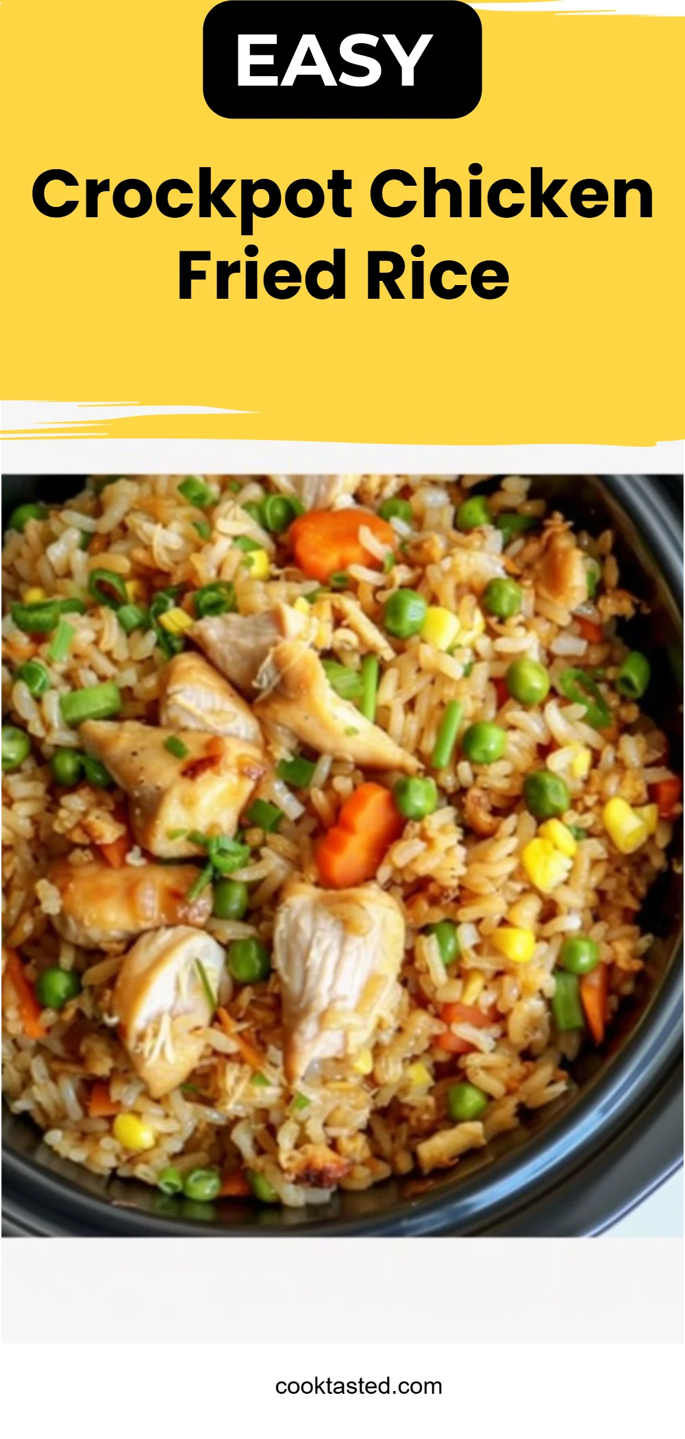 Crockpot Chicken Fried Rice