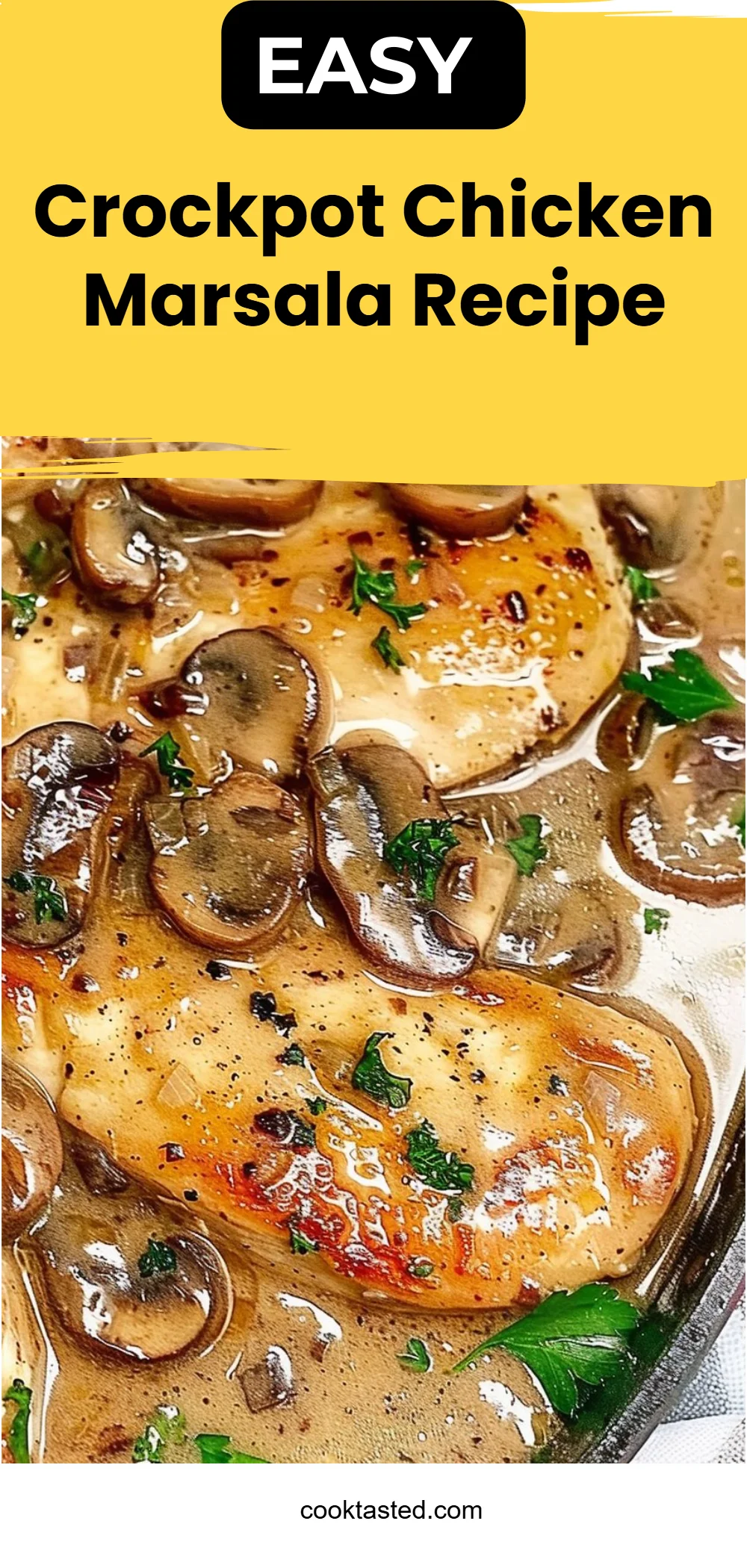 Crockpot Chicken Marsala Recipe