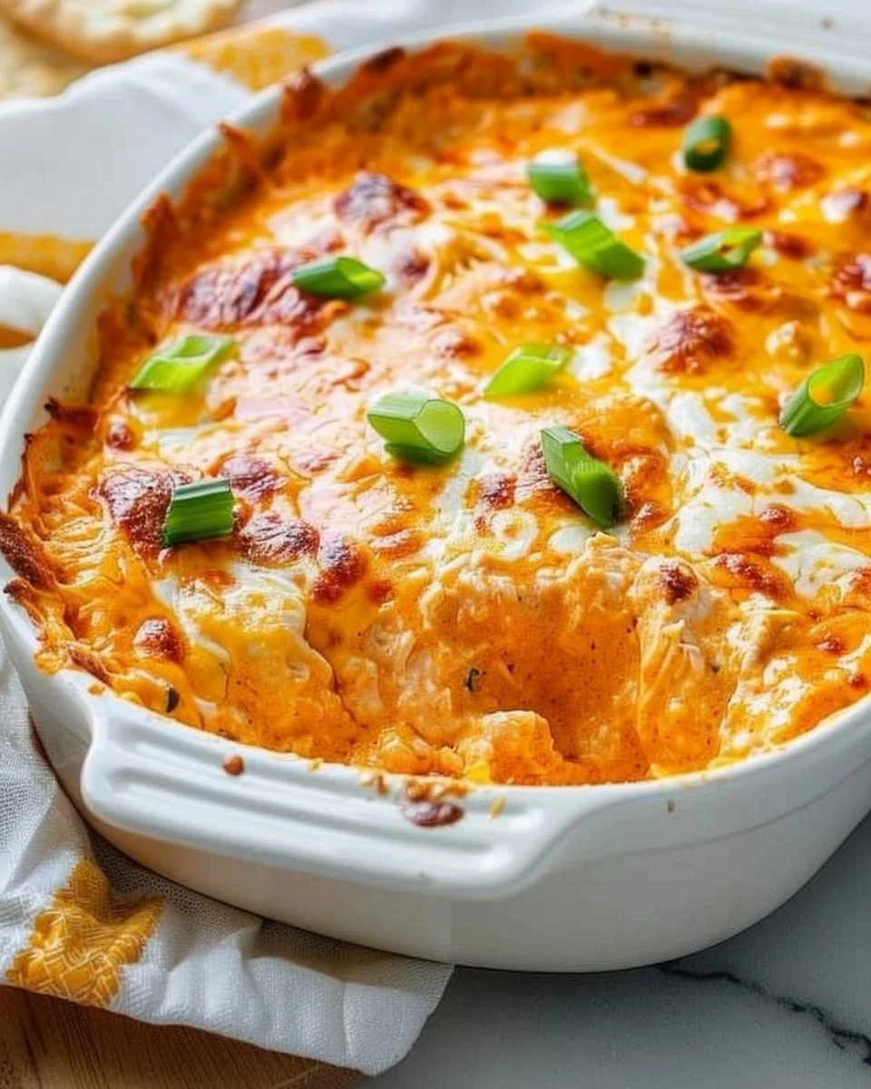 Easy Baked Buffalo Chicken Dip - wineandcookie