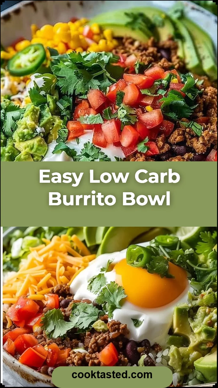 Easy Low Carb Burrito Bowl