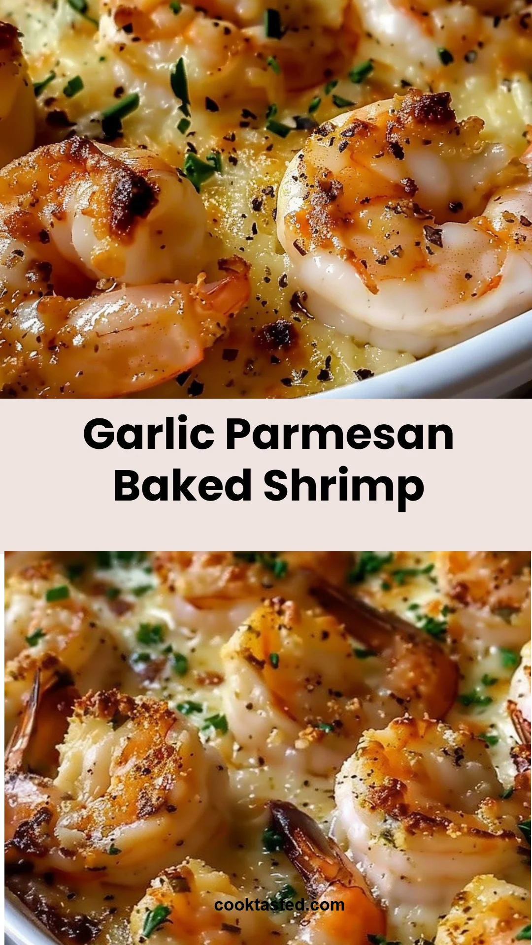 Garlic Parmesan Baked Shrimp