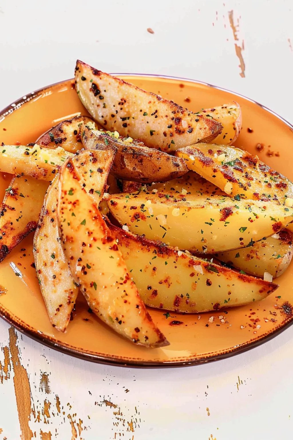 Garlic Parmesan Potato Wedges
