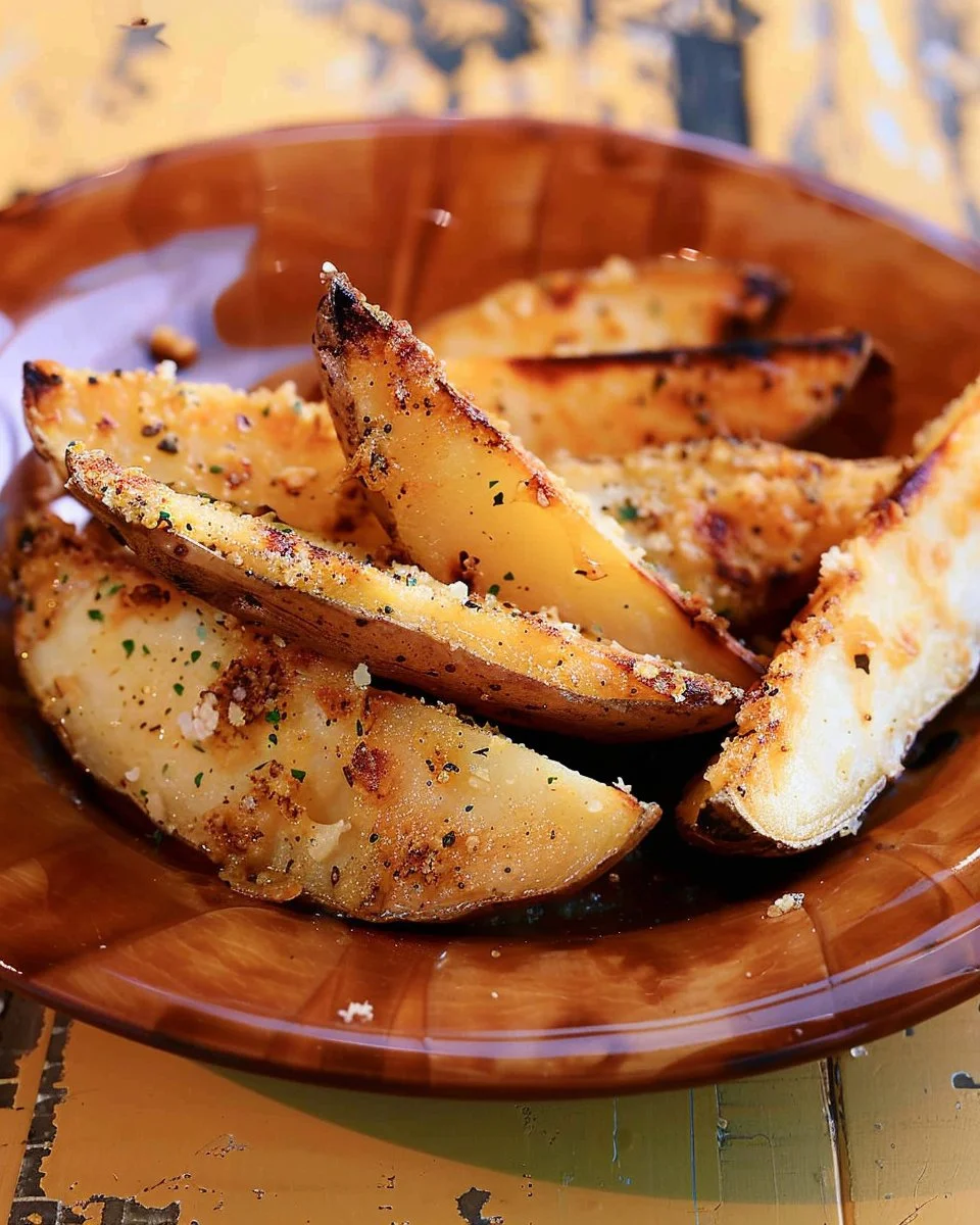 Garlic Parmesan Potato Wedges