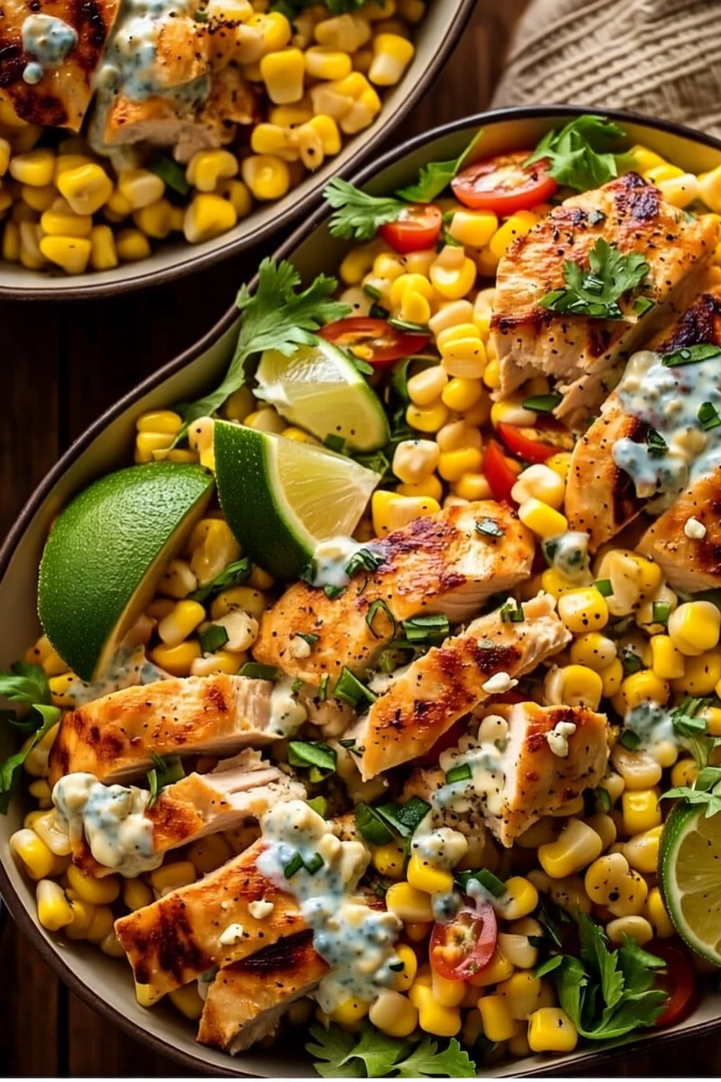 Healthy Chicken and Street Corn Bowls