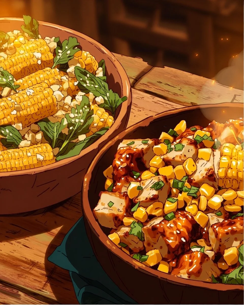 Healthy Chicken and Street Corn Bowls for Summer