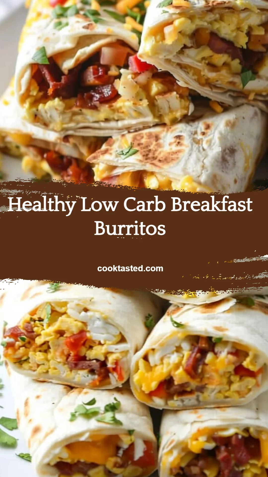 Healthy Low Carb Breakfast Burritos