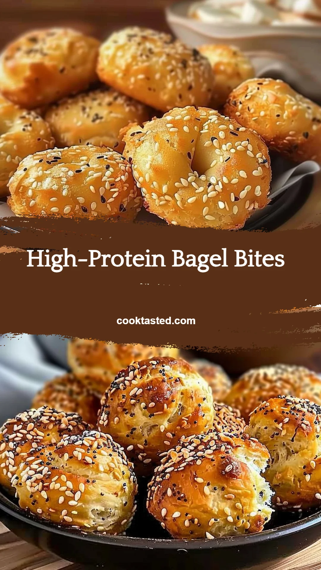 High-Protein Bagel Bites