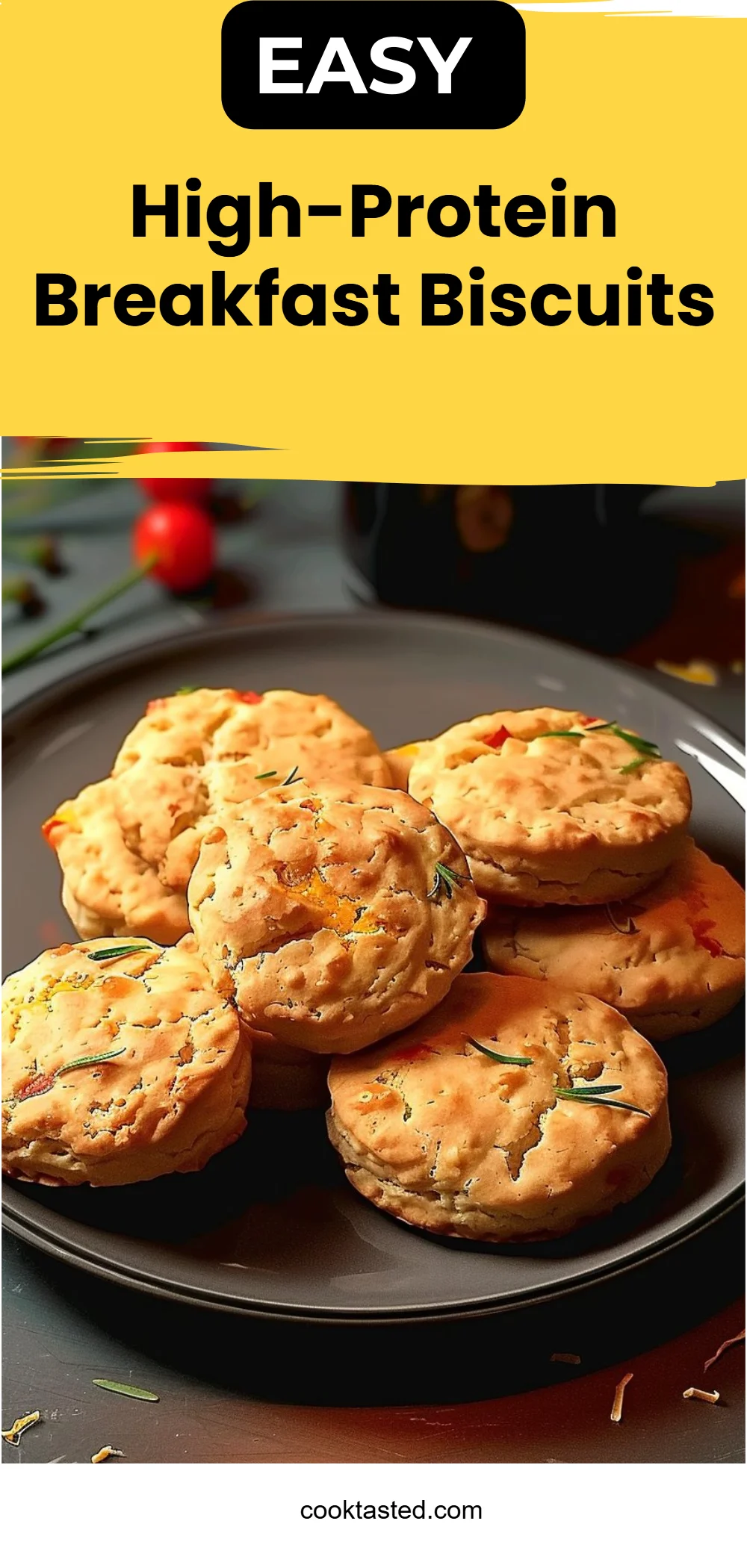 High-Protein Breakfast Biscuits