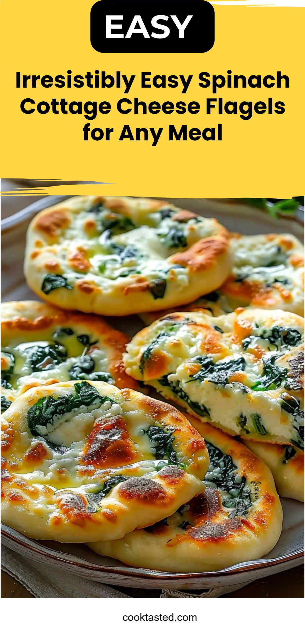 Irresistibly Easy Spinach Cottage Cheese Flagels for Any Meal