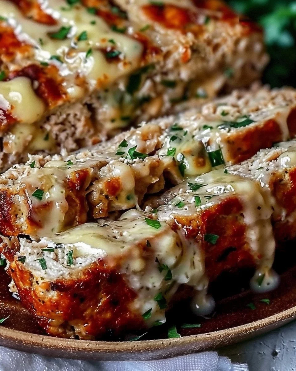 Juicy Garlic Parmesan Chicken Meatloaf: Comfort Food Delight