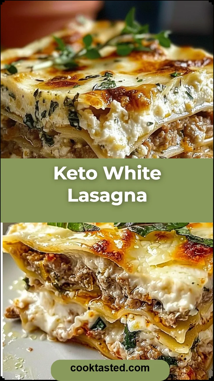 Keto White Lasagna