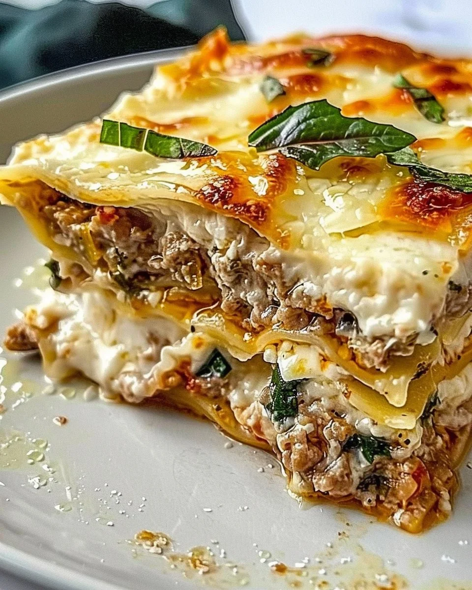 Creamy White Keto Lasagna: A Low-Carb Family Favorite