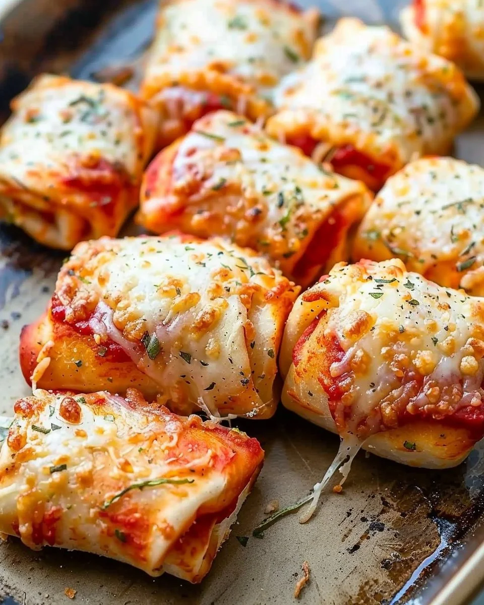 Low-Calorie Pizza Rolls (3-Ingredient Hack!)