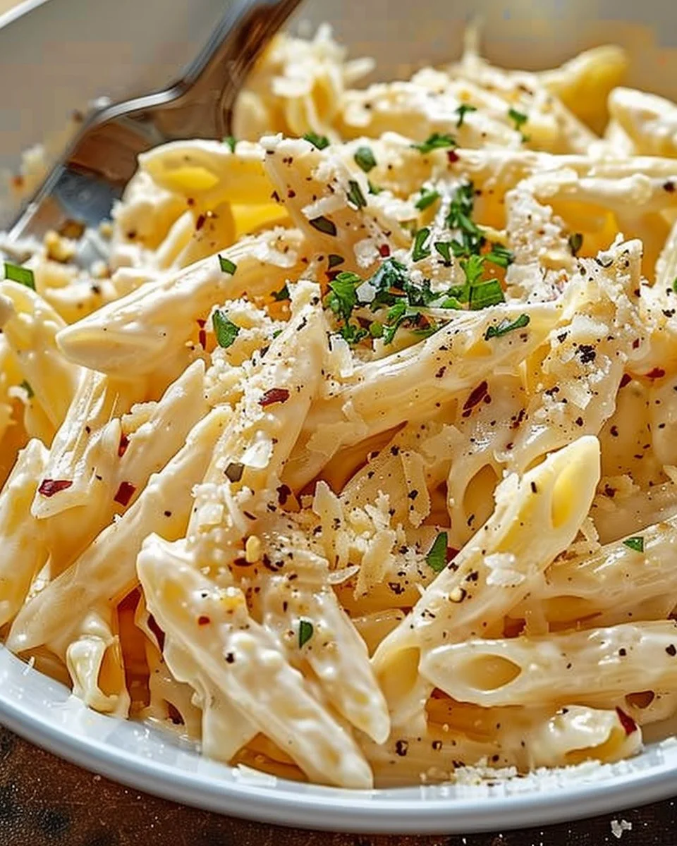 One Pot Creamy Garlic Pasta