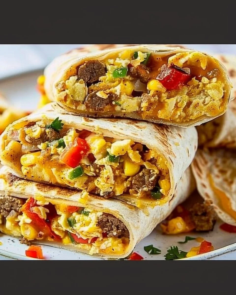 Protein-Packed Breakfast Burritos Ready to Freeze & Reheat