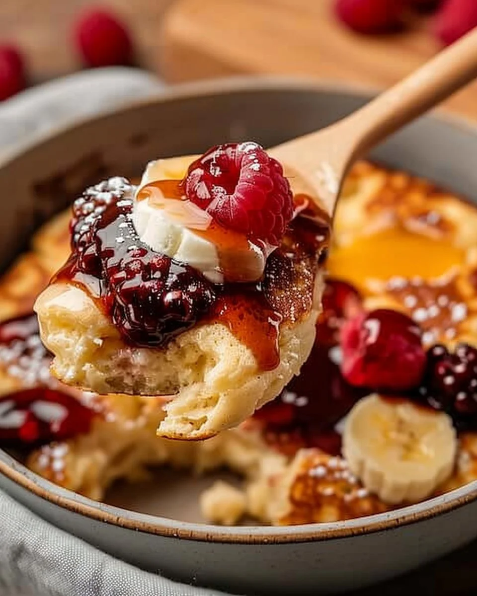Protein Pancake Bowl (No Protein Powder!)