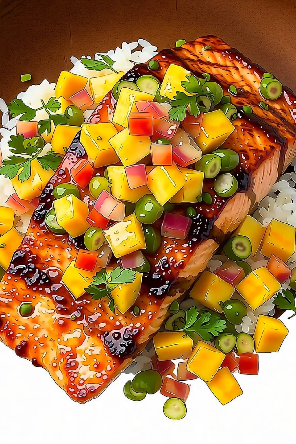 Salmon with Mango Salsa