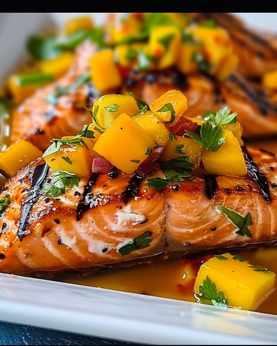 Salmon with Mango Salsa
