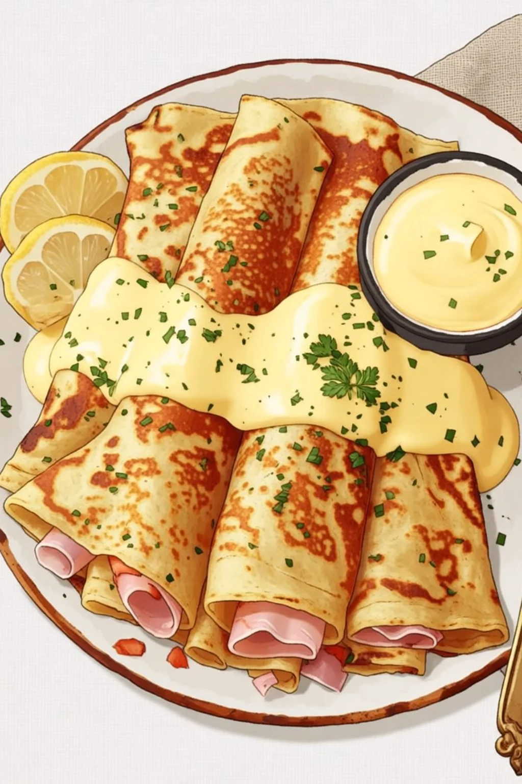 Savory Breakfast Crepes