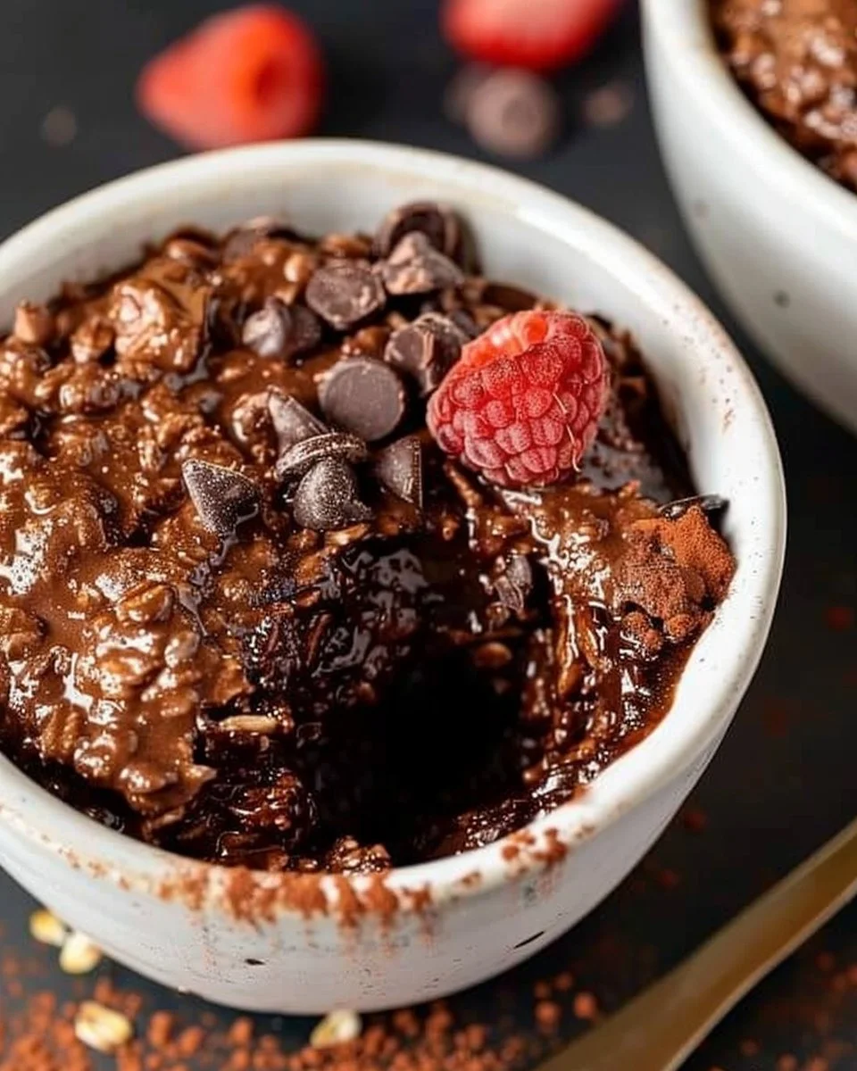 Single Serve Baked Protein Chocolate Oats
