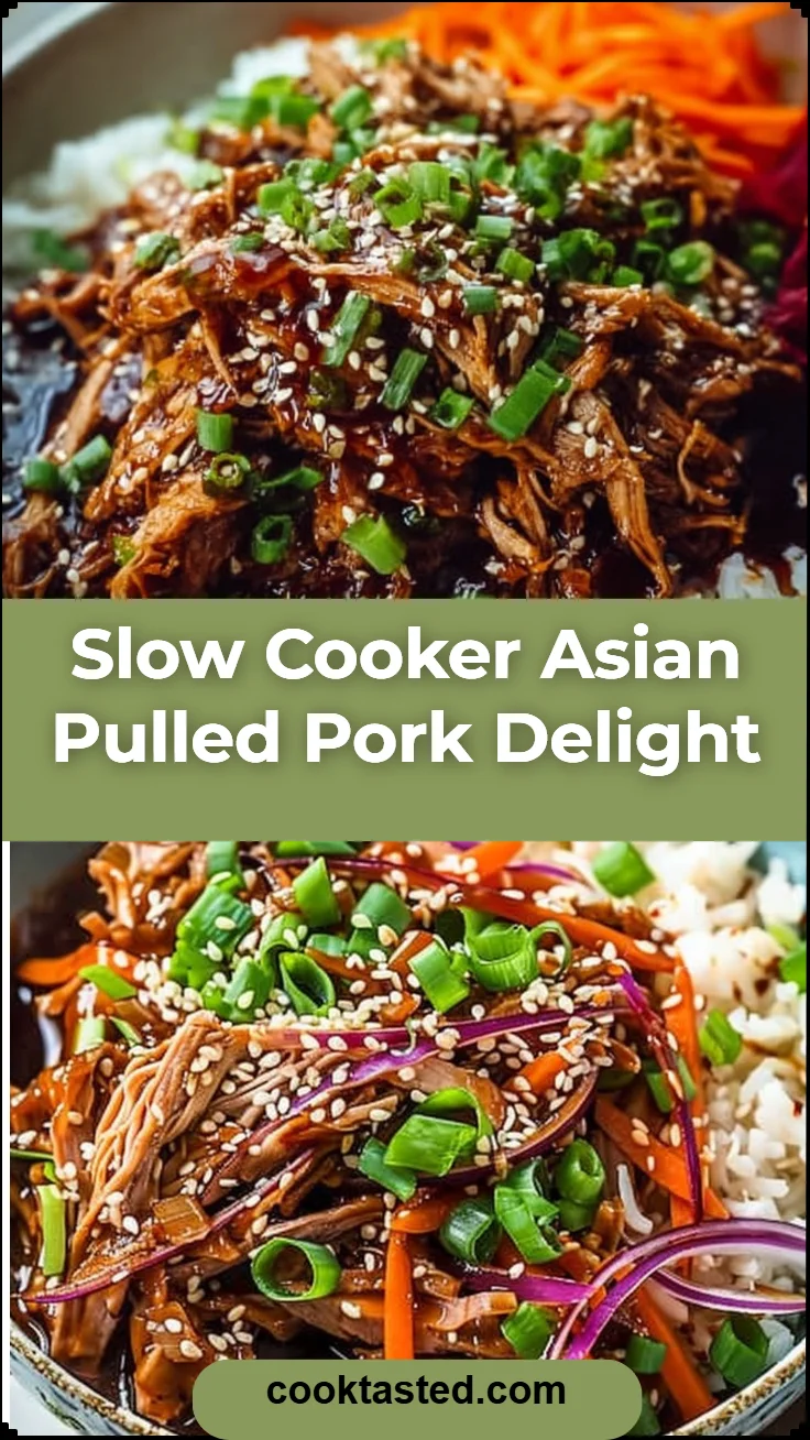 Slow Cooker Asian Pulled Pork Delight