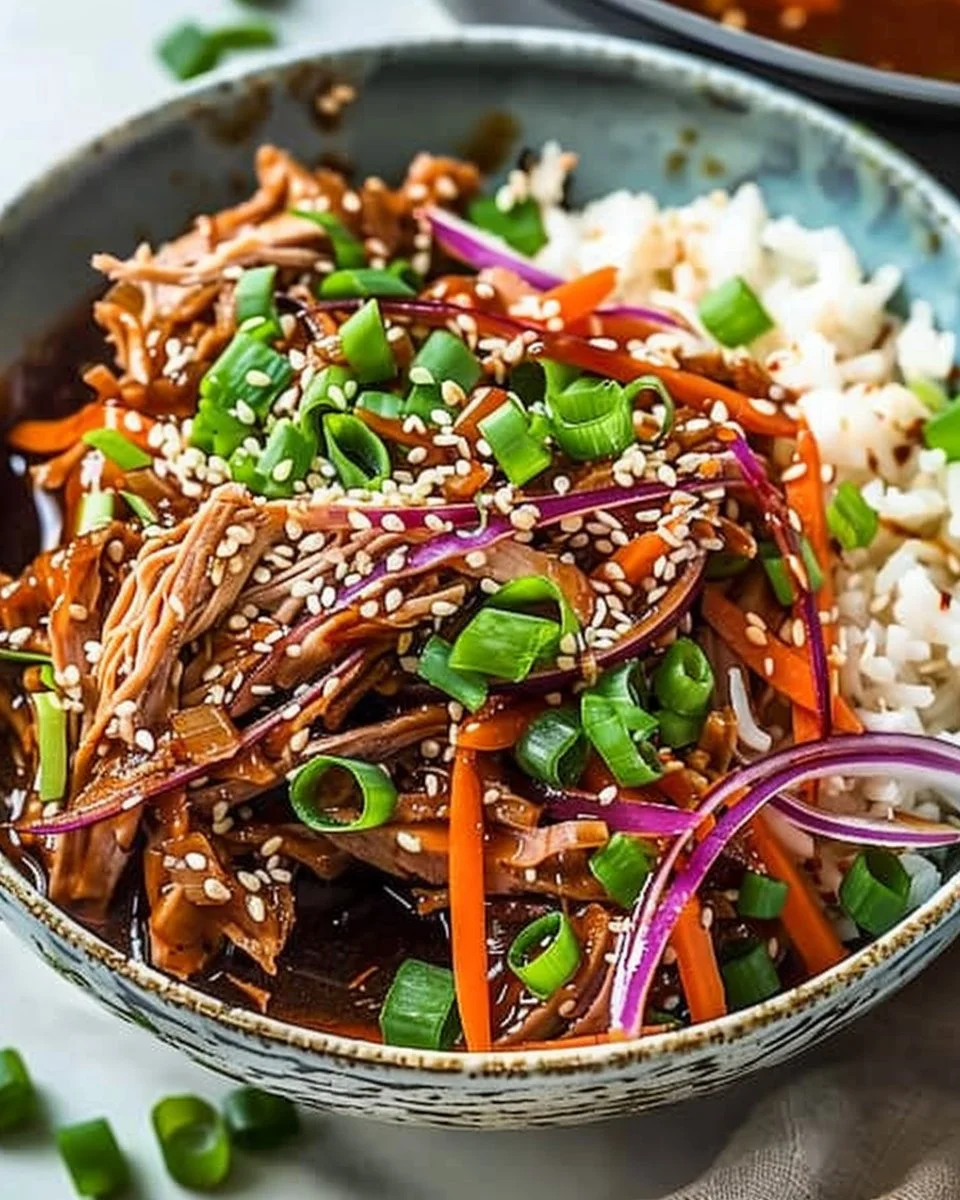 Irresistibly Juicy Slow Cooker Asian Pulled Pork Delight