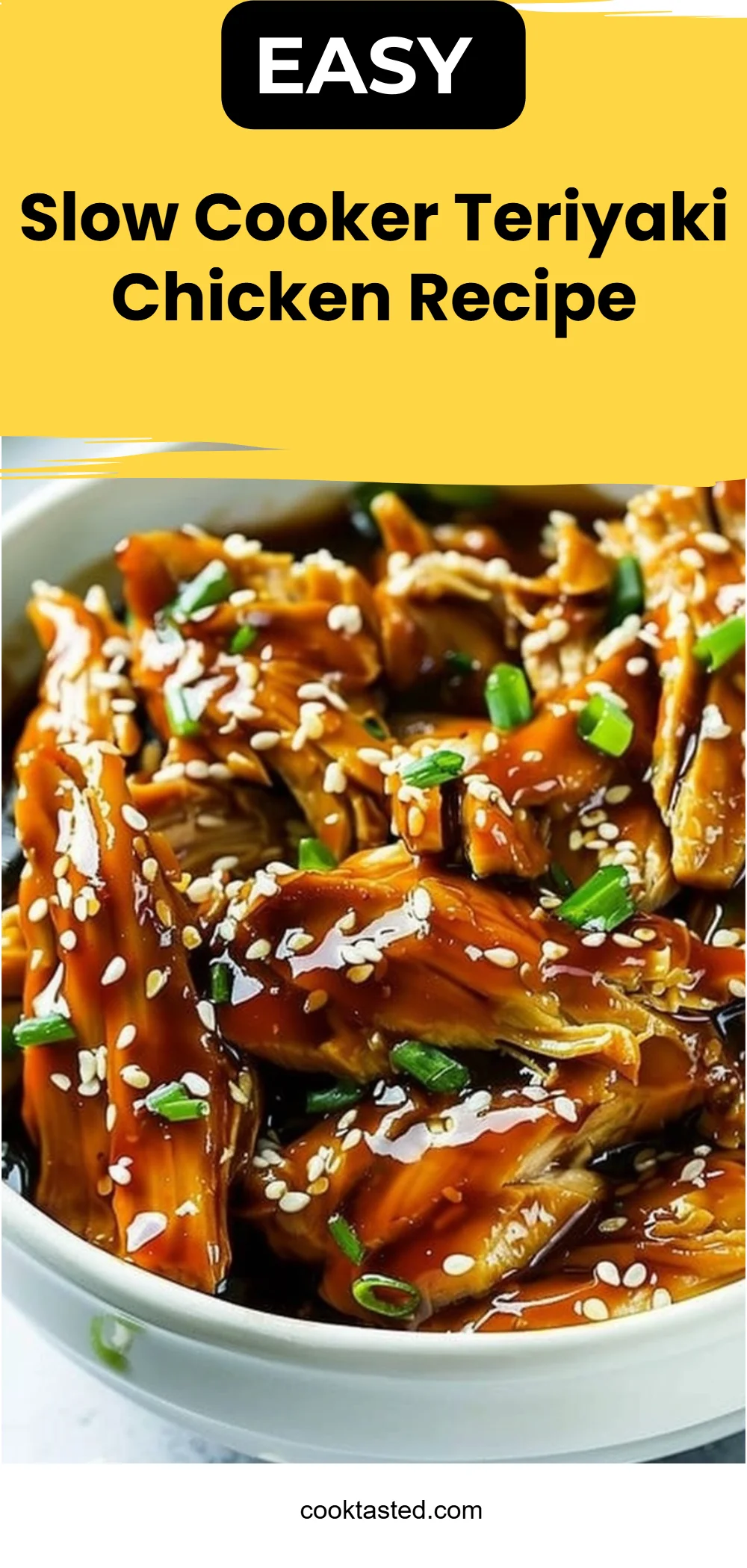 Slow Cooker Teriyaki Chicken Recipe