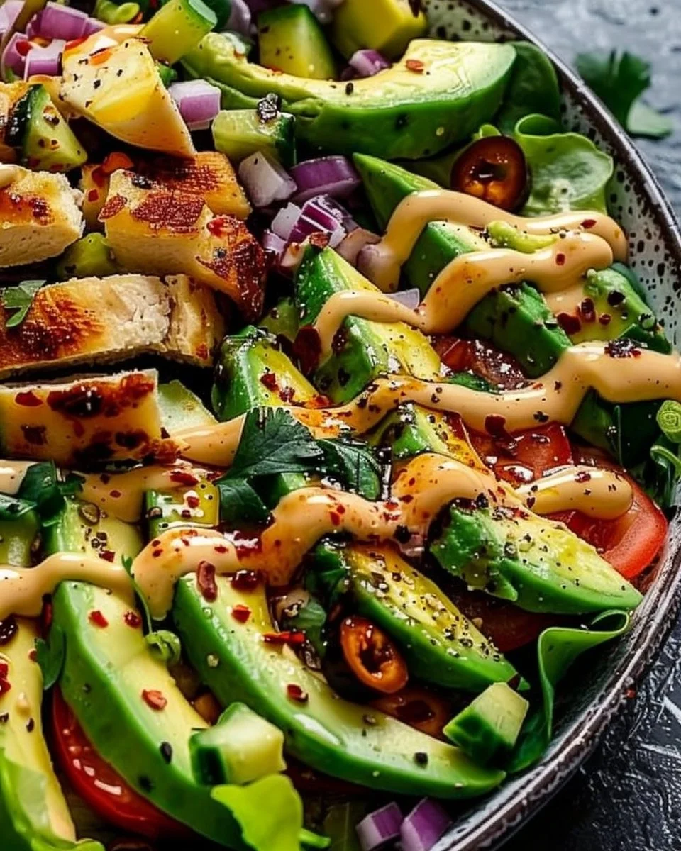 Spicy Avocado Salad