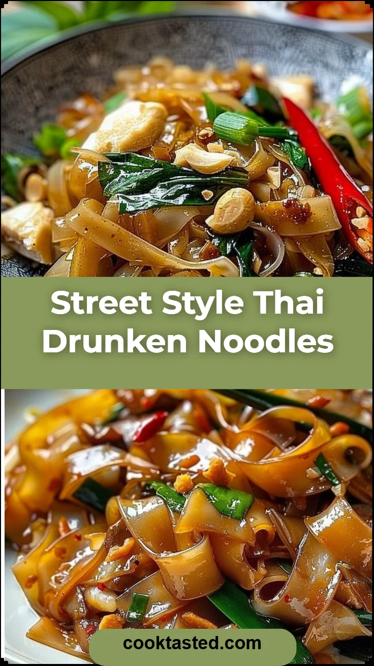 Street Style Thai Drunken Noodles