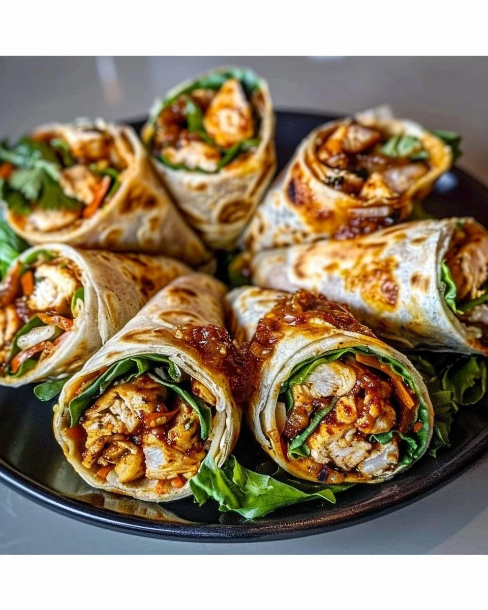 Sweet Chili Chicken Wraps – Bold Flavor in Every Bite