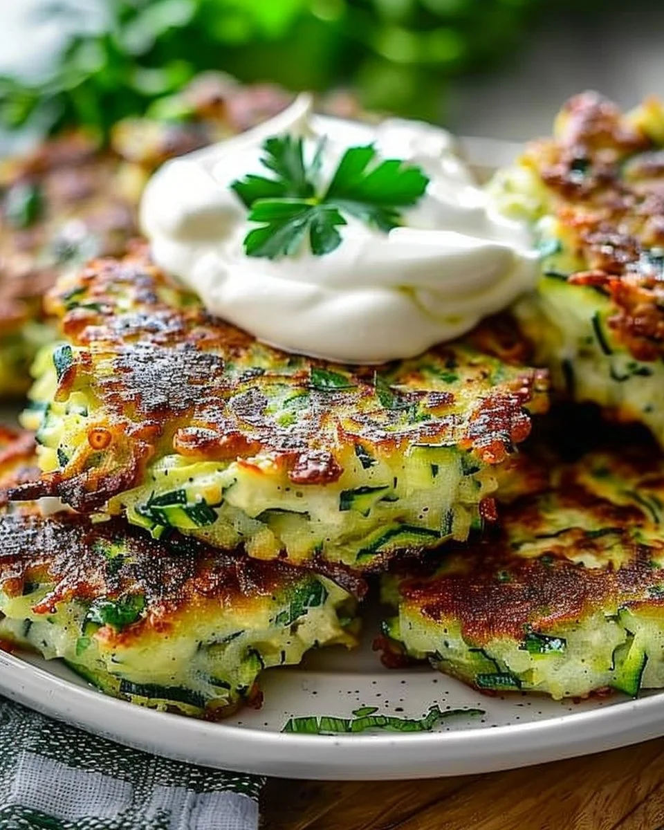 Healthy Zucchini Fritters Side Dish