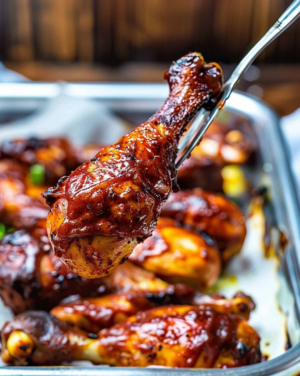 Baked BBQ Chicken Drumsticks