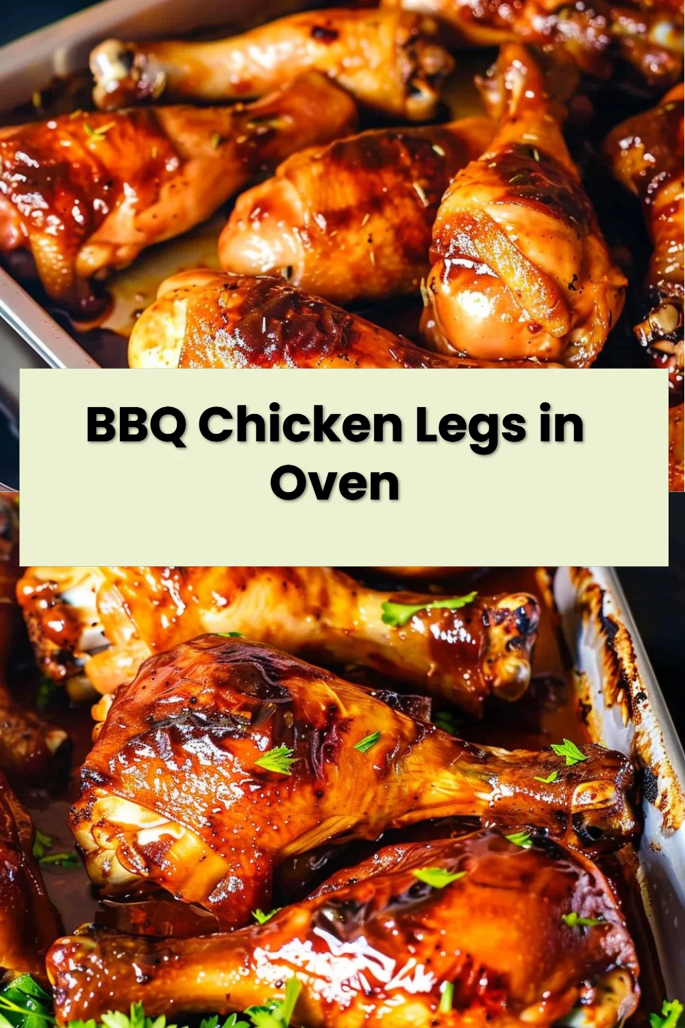 BBQ Chicken Legs in Oven