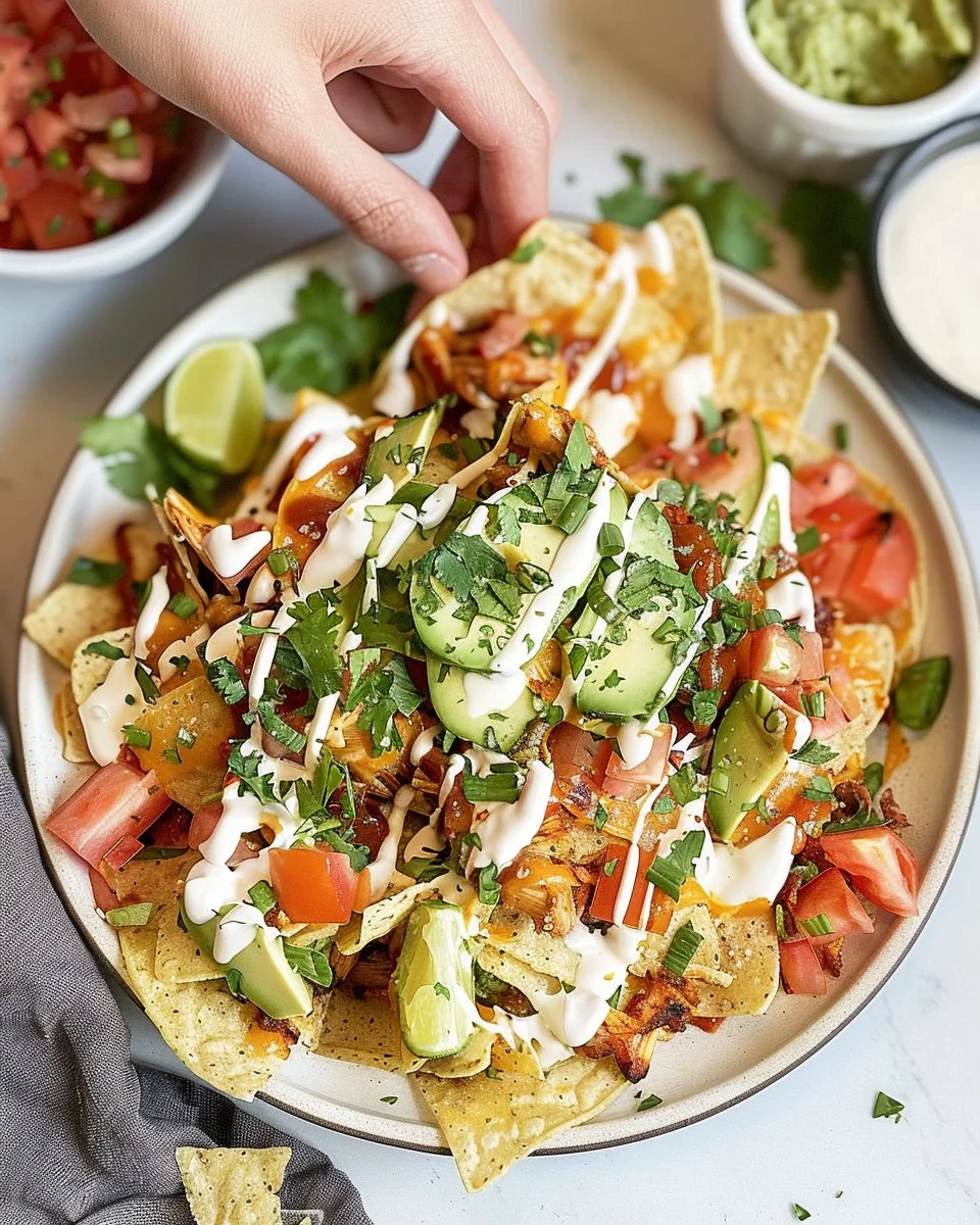 BBQ Chicken Nachos