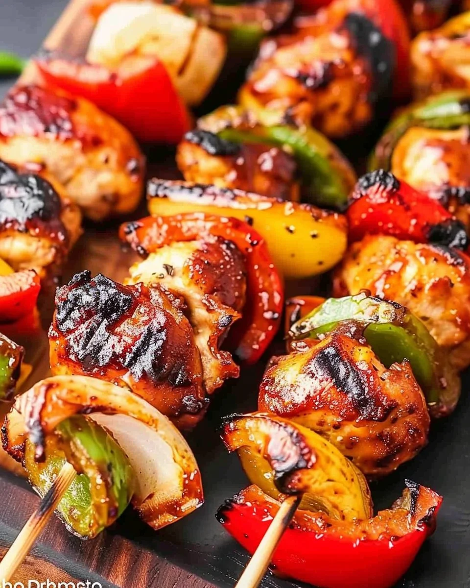 BBQ Chicken Skewers