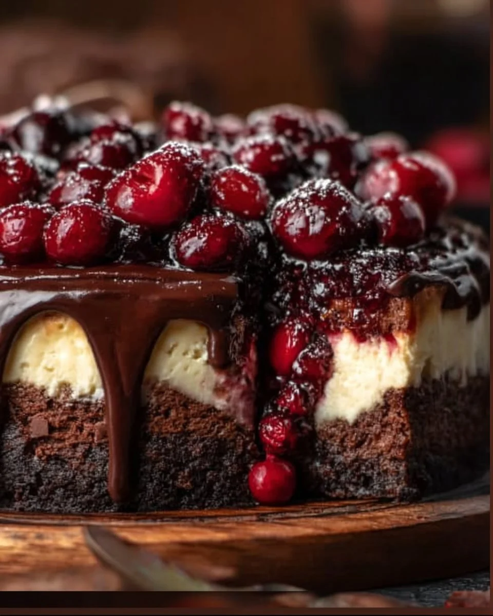 Decadent Black Forest Cheesecake Recipe