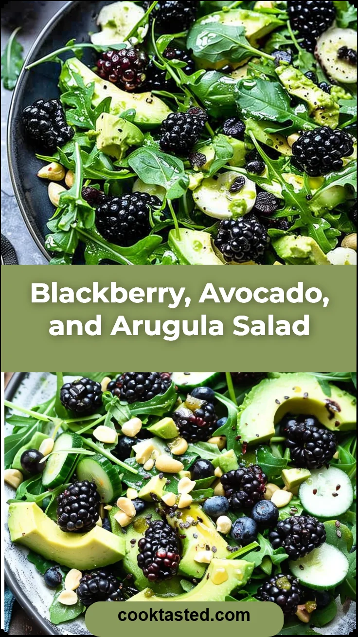 Blackberry, Avocado, and Arugula Salad