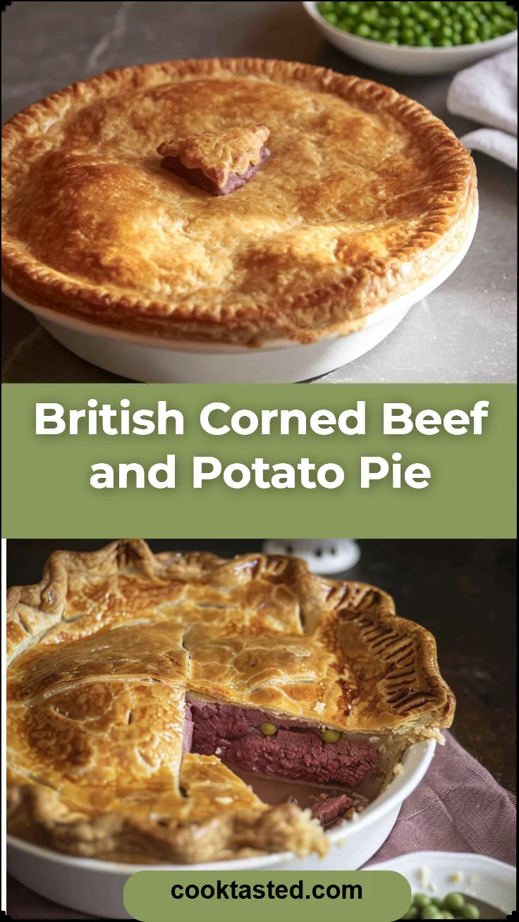 British Corned Beef and Potato Pie