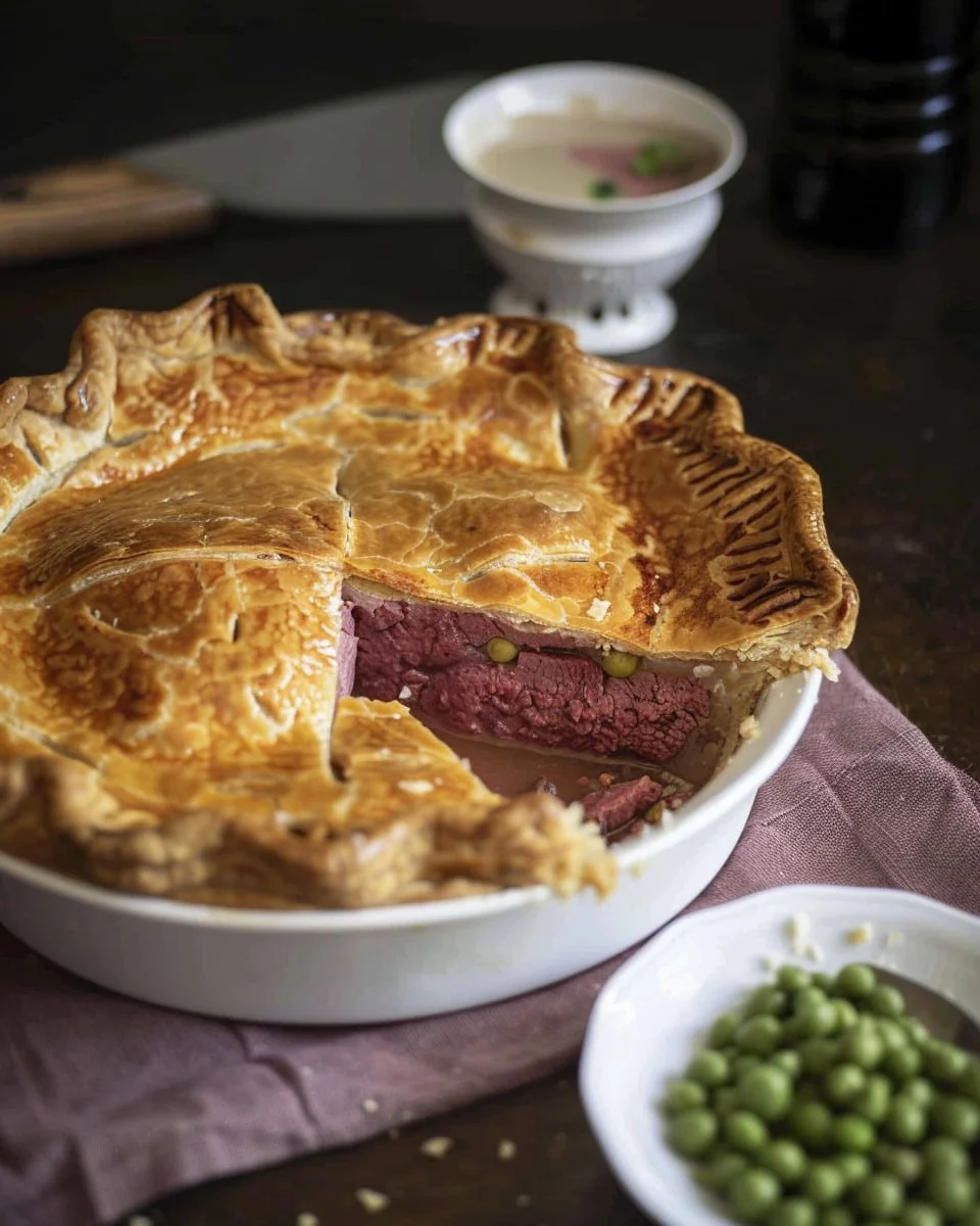 British Corned Beef and Potato Pie